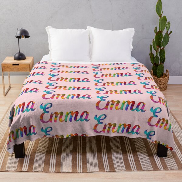 Item preview, Emma girls name pretty abstract painting designed and sold by ComicKitsch.