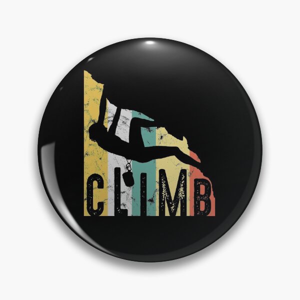 Item preview, Climb Rock Climbing Bouldering Gift Retro designed and sold by PlantSlayer.