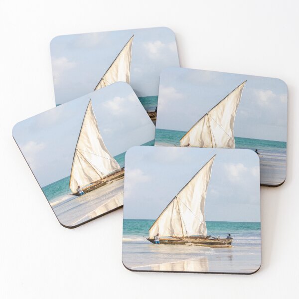 Item preview, Old tranditional sailboat on the beach in Zanzibar designed and sold by MichielTon.