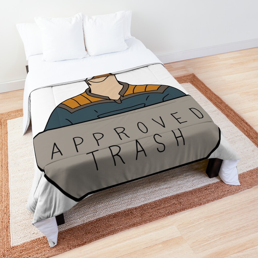 "Approved Trash" Comforter for Sale by Nightsisternaz Redbubble