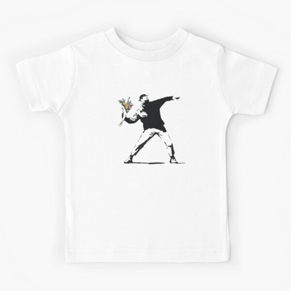 Flower man - Street art Kids T-Shirt