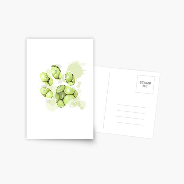 Love your dog and your dog loves tennis balls. Postcard
