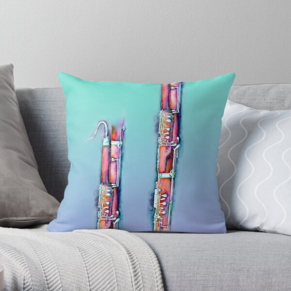 Basoon by Jamie Hansen Throw Pillow