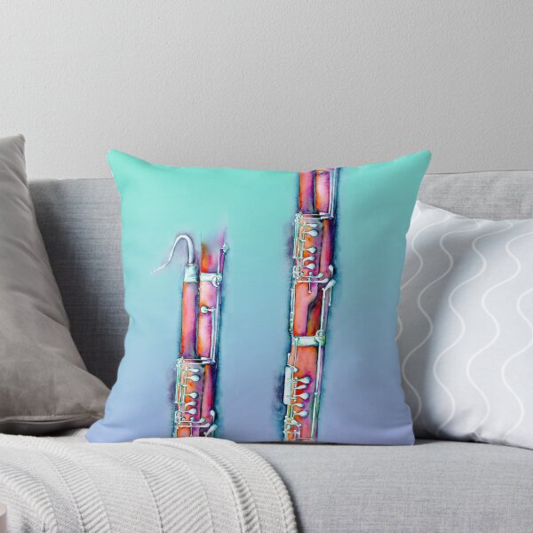Basoon by Jamie Hansen Throw Pillow