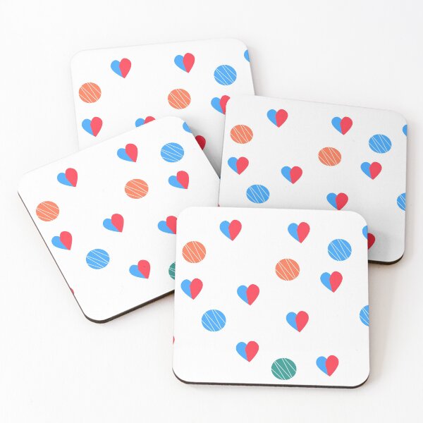 Item preview, love pattern and colorful circle designed and sold by Kalianda.
