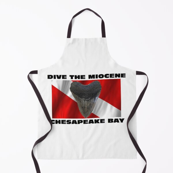 Item preview, Dive the Miocene Chesapeake Bay Diver Down Flag designed and sold by baybranded.