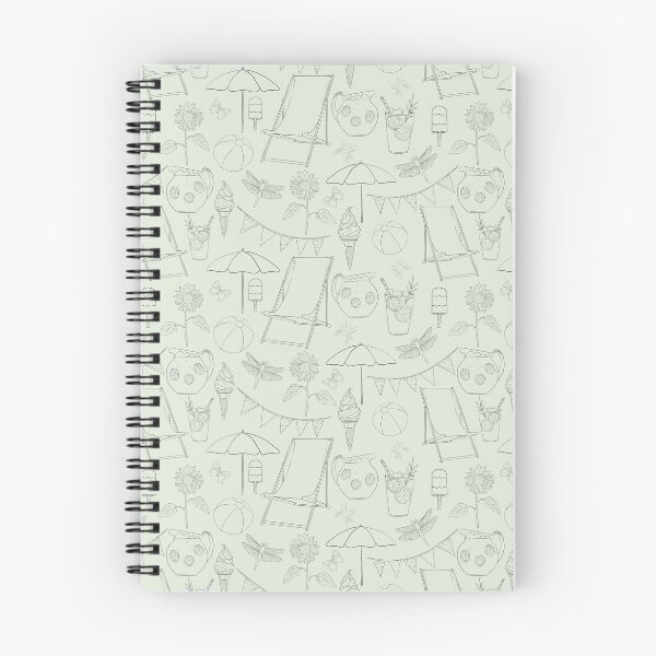 Item preview, Hand drawn line art summer vacation pattern designed and sold by EngineerGoC.