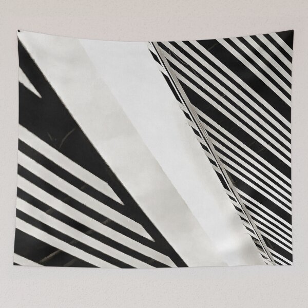 Item preview, Architecture Angle Abstract in Black and White designed and sold by NeonAbstracts.