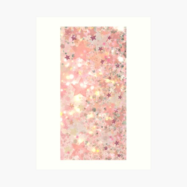 Abstract Painting 012621.1, Pink Galaxy Art Print