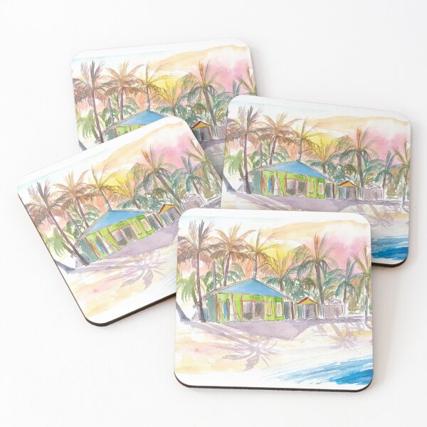 Artikelvorschau, Dominikanische Republik Strand in Punta Cana mit Geschäften entworfen und verkauft von artshop77.