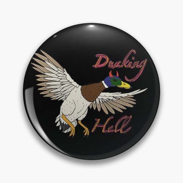 Item preview, Ducking Hell designed and sold by Fennic.