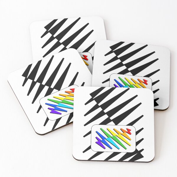 Item preview, Jagged Bold Rainbow Zig Zag Triangle Bag Backpack designed and sold by artfulnotebook.