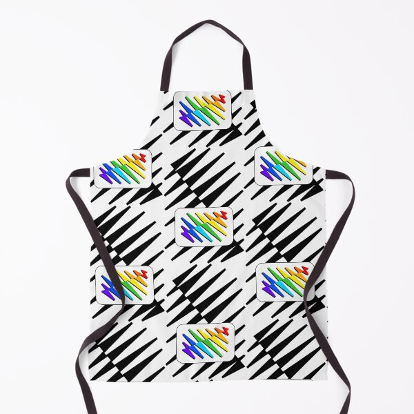 Item preview, Jagged Bold Rainbow Zig Zag Triangle Bag Backpack designed and sold by artfulnotebook.