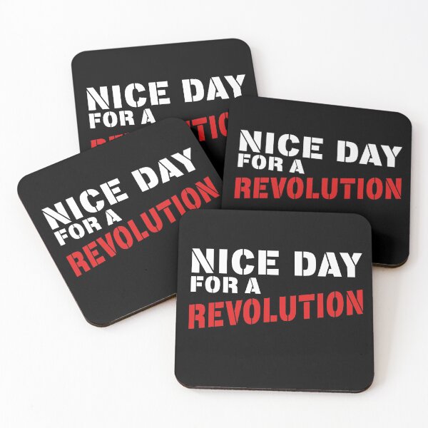 Item preview, Revolution Leftist Socialist Marxist Anarchist Communist Political Quote designed and sold by sillyquestions.