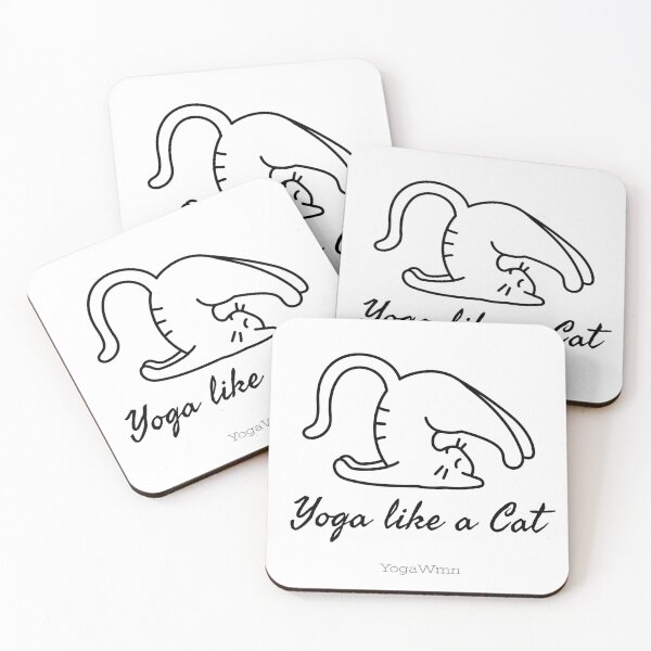 Item preview, Yoga like a Cat  designed and sold by Yogawoman.