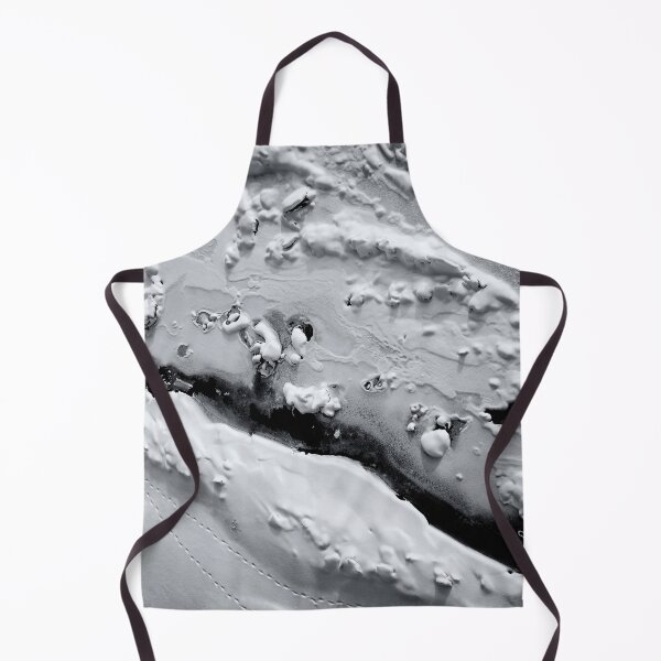 Item preview, Drone over Snow in Black and White designed and sold by NeonAbstracts.