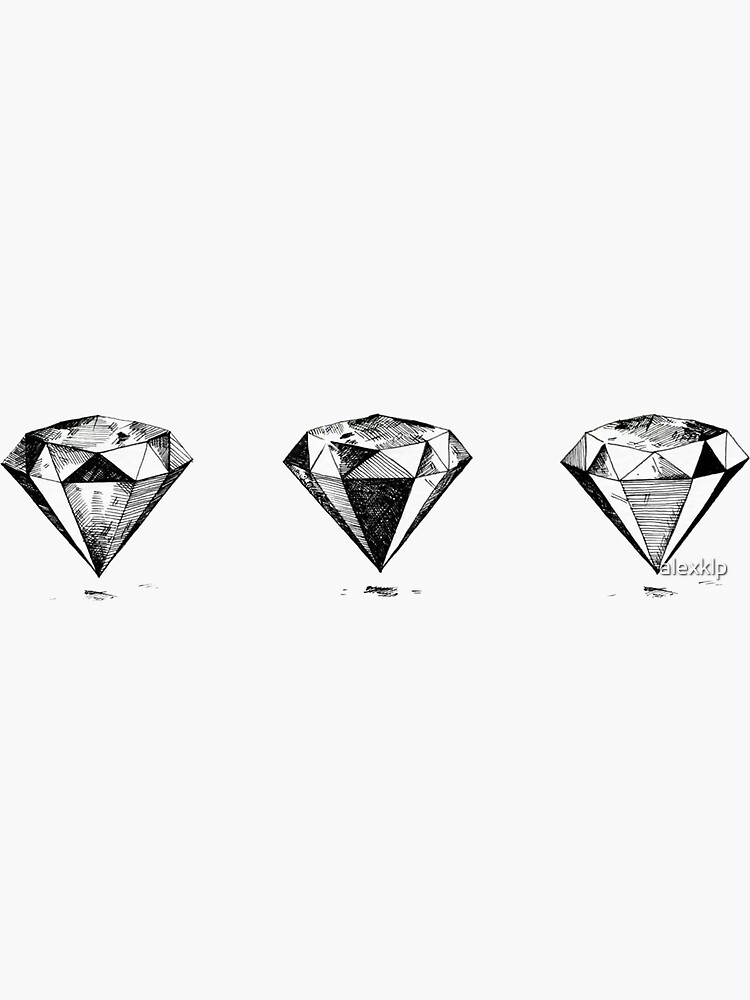 diamond Sticker for Sale by haleyerin