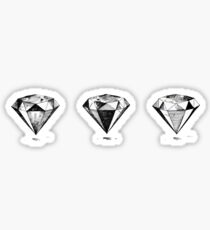 3 Diamonds Sticker