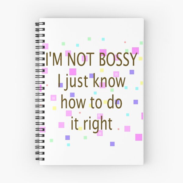 Item preview, Not Bossy. Know How To Do It Right designed and sold by teakastreasures.