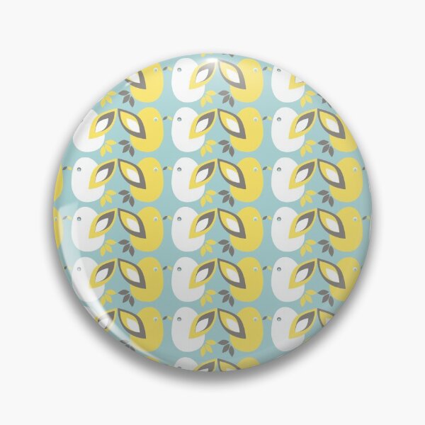 Item preview, Blue Yellow Spring Bird Pattern designed and sold by lanolga.