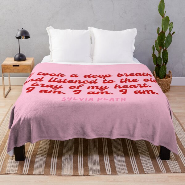 Item preview, I am- Aesthetic Sylvia Plath quote retro designed and sold by Faeblehoarder.