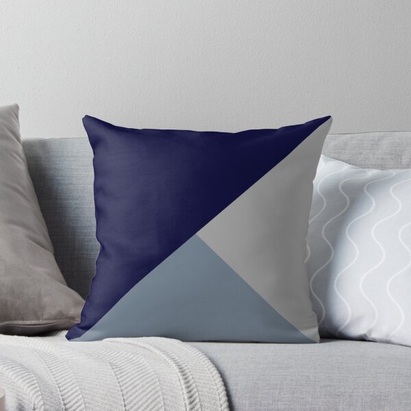 Artikel-Vorschau von Dreifarbige Dreiecke Marineblau, Schiefergrau und Grau, designt und verkauft von rewstudio.