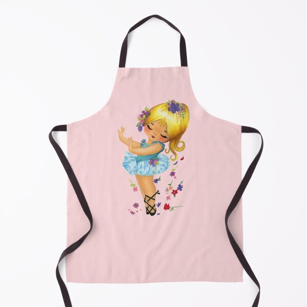 Item preview, Vintage Little Ballerina with Flowers designed and sold by ComicKitsch.
