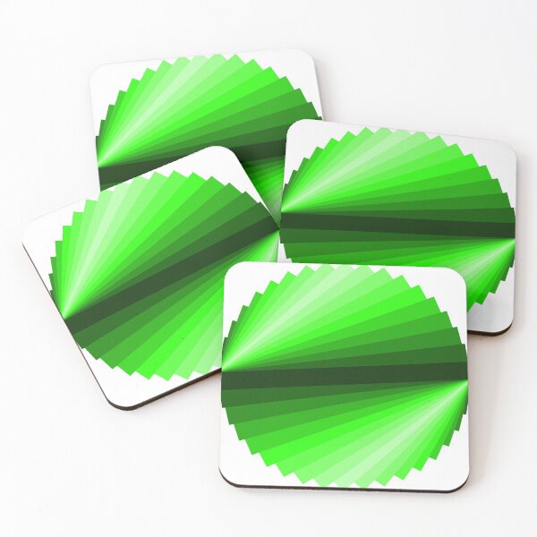 Item preview, Green triangles in a circle designed and sold by ArtistImprob.