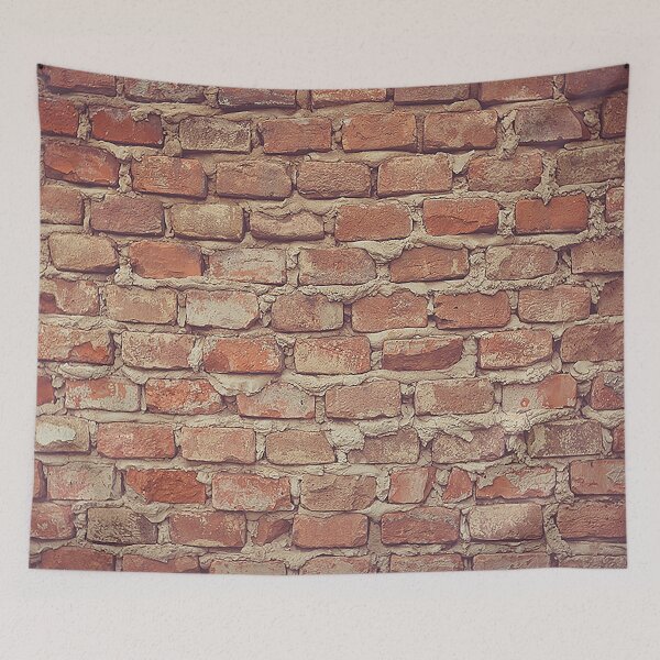 Item preview, Exposed brick wall photo, red designed and sold by Nostrathomas66.