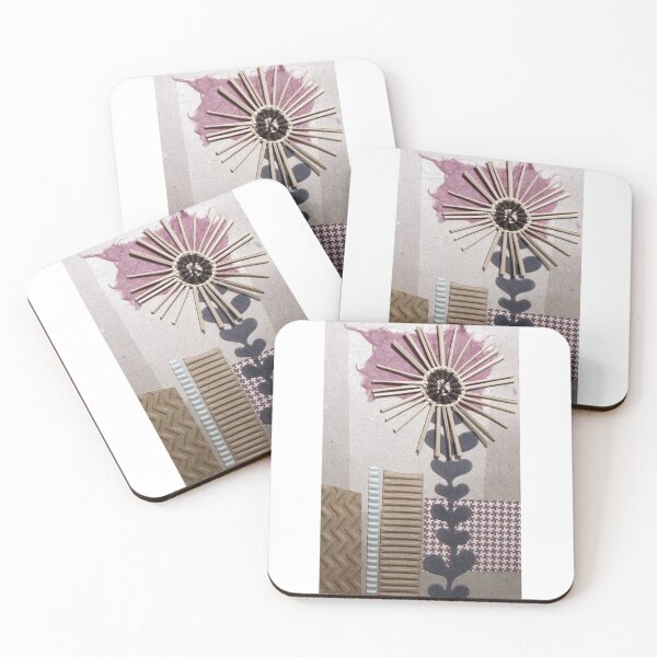 Item preview, straw flower collage designed and sold by alisondexter.