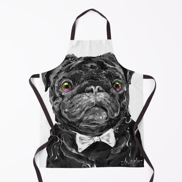 Item preview, Pug in bowtie designed and sold by Anqi-Art.