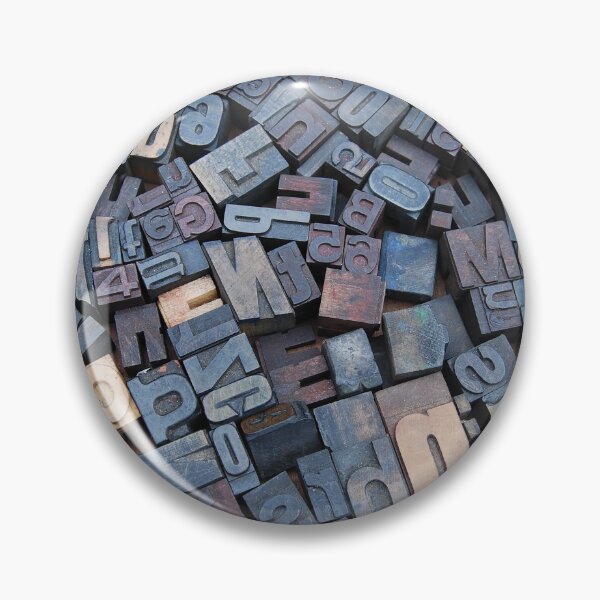 Item preview, linotype block letters pattern designed and sold by Nostrathomas66.