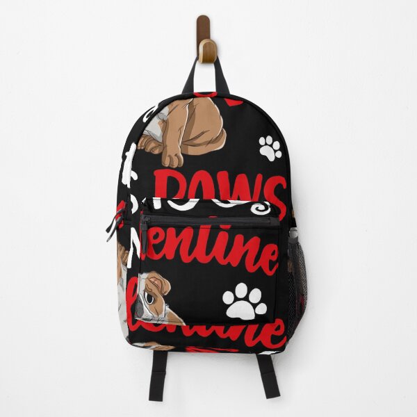 Item preview, My Valentine has Paw Bulldog designed and sold by Unique-Tees.