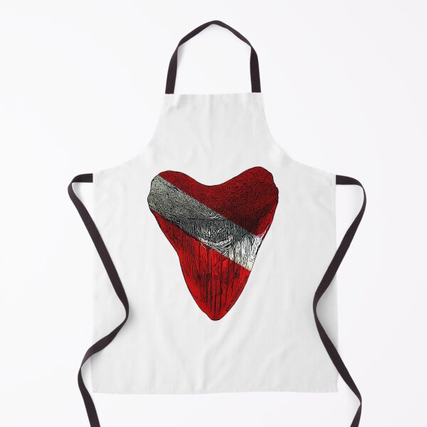 Item preview, Sharks Tooth Megalodon Fossil Dive Flag designed and sold by baybranded.