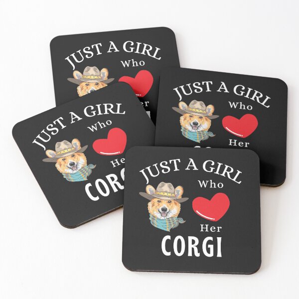 Artikelvorschau, Nur ein Mädchen, das ihren Corgi-Hundeliebhaber liebt entworfen und verkauft von FOGODesigns.
