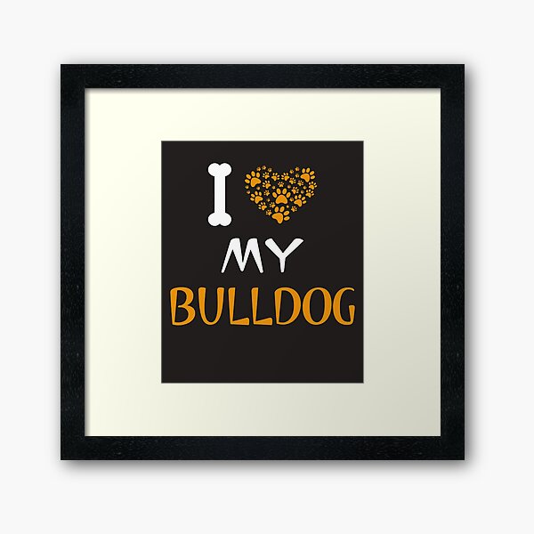 Item preview, Copy of My Valentine has Paw Bulldog designed and sold by Unique-Tees.