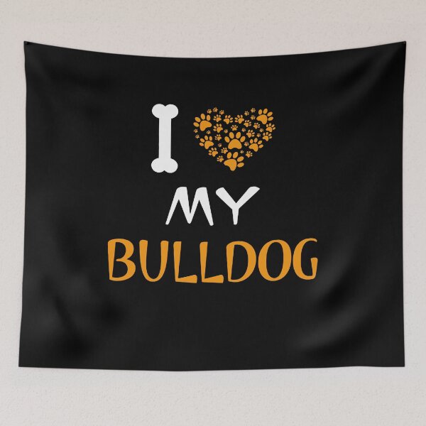 Item preview, Copy of My Valentine has Paw Bulldog designed and sold by Unique-Tees.