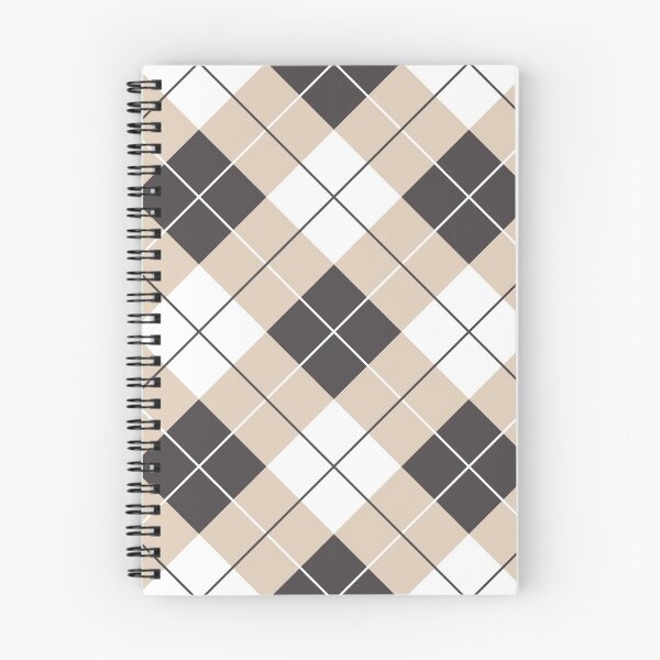Item preview, Argyle Seamless Patterns in white Black and Camel Beige. Golf Style Backgrounds.  designed and sold by mashmosh.