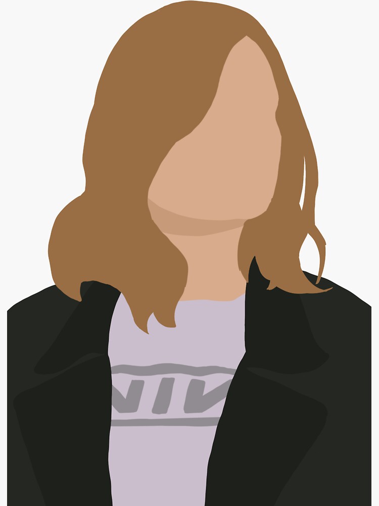 "Carol Danvers NIN " Sticker by spaghettiegirli Redbubble