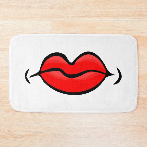 Item preview, Red Lips Slanted designed and sold by Namsus-Printing.
