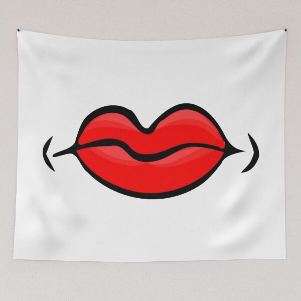 Item preview, Red Lips Slanted designed and sold by Namsus-Printing.