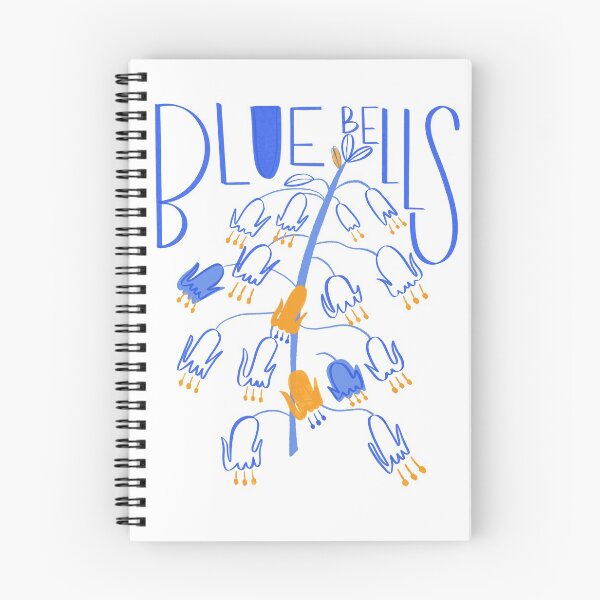 Aperçu de l'œuvre Clochettes bleues créée et vendue par JustJaneArt.