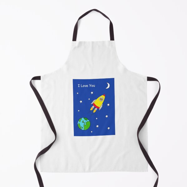 Item preview, I Love You to the Moon and Back Cat in Rocket Cartoon designed and sold by KateTaylor.