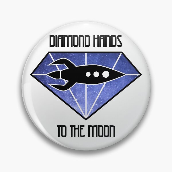 Item preview, GameStop - Won´t stop - Diamond hands - black on white version designed and sold by MaesterAemon.