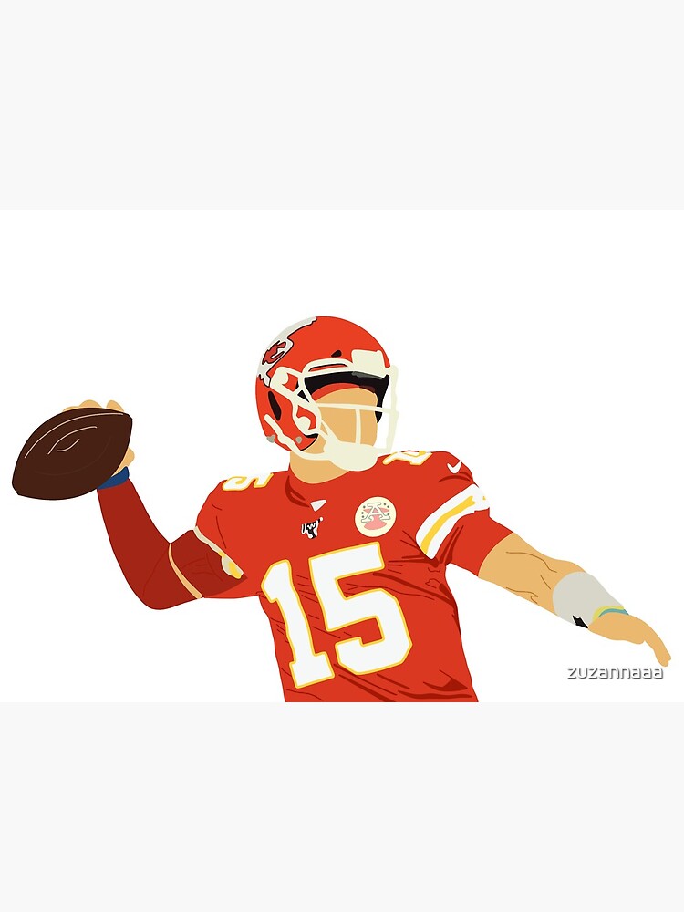 Patrick Mahomes Art, Kansas City Chiefs Gift