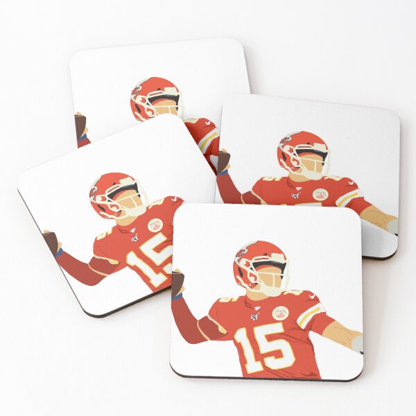 Item preview, Patrick Mahomes from Kansas City Chiefs Number 15 Faceless Portrait designed and sold by zuzannaaa.