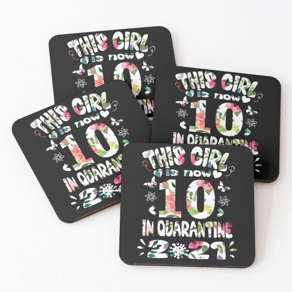 Item preview, i turned 10 in quarantine funny idea for birthday girl  designed and sold by binly123.