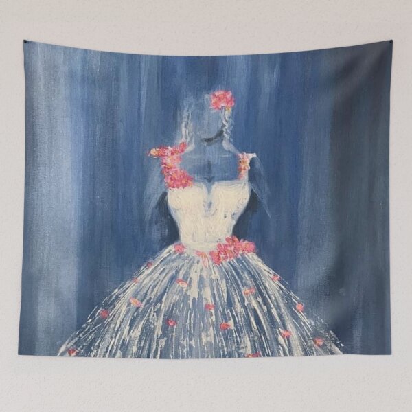 Item preview, Lady in a lace dress designed and sold by Juliejart.