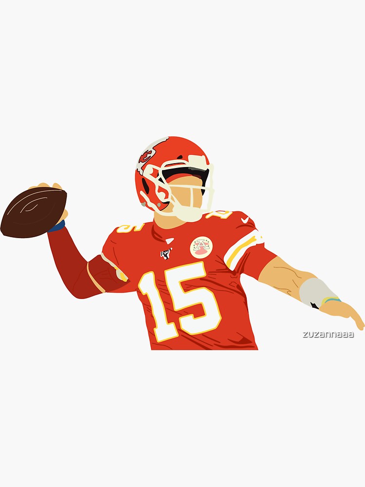 Patrick Mahomes 15 Chiefs  Sticker by fezztee