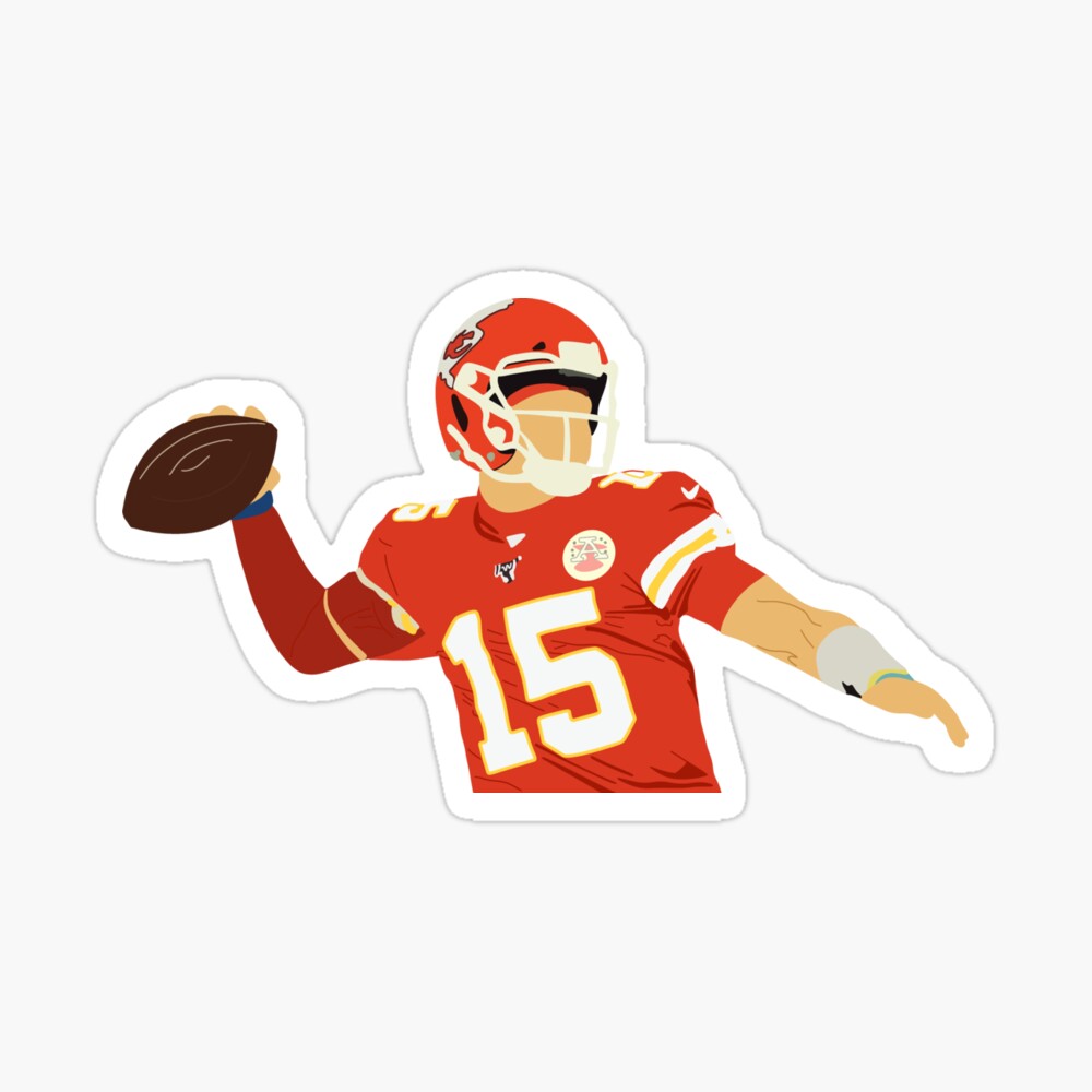 Patrick Mahomes football Paper Poster Chiefs 6 - Patrick Mahomes - Magnet